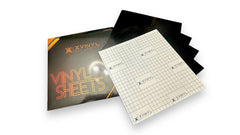 XVinyl Pro Black Matte Permanent Adhesive Vinyl with PET Backing