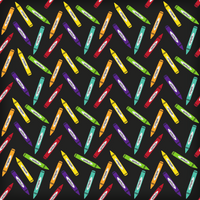 Craft HTV Back to School - Crayons Pattern