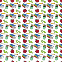 Craft HTV Little Bookworm Pattern