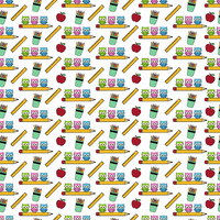 Little Owls and Playful Pens Print Adhesive Vinyl