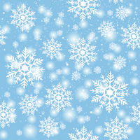 Blizzard Blue Snowflakes Adhesive Vinyl - Christmas Pattern 1
