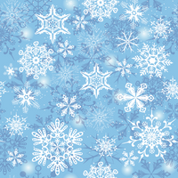 Blizzard Blue Snowflakes Adhesive Vinyl - Christmas Pattern 2