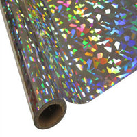 StarCraft Electra Foil - 12" x 25ft Silver Cracked Ice