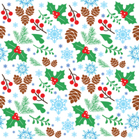 Craft HTV Holly Berries - Christmas Pattern 2