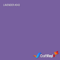Oracal 651 Glossy Lavender Vinyl #043