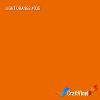 Oracal 651 Glossy Light Orange Vinyl #036