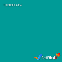 Oracal 651 Gloss Turquoise Vinyl #054