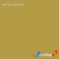 Oracal 651 Metallic Gold Vinyl #091