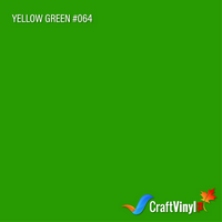 Oracal 651 Gloss Yellow Green Vinyl #064