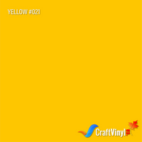 Oracal 651 Gloss Yellow Vinyl #021