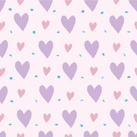 Valentines Hearts Purple #1 HTV