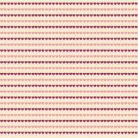 Valentines Hearts Stripes HTV