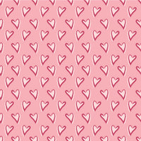 Valentines Hearts Border Adhesive Vinyl #2