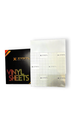 XVinyl Pro White Gloss Permanent Adhesive Vinyl with PET Backing