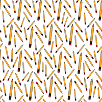 Back to School - Pencils Pattern HTV