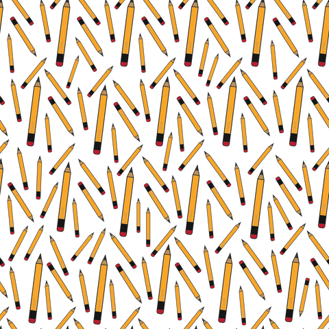 Back to School - Pencils Pattern HTV