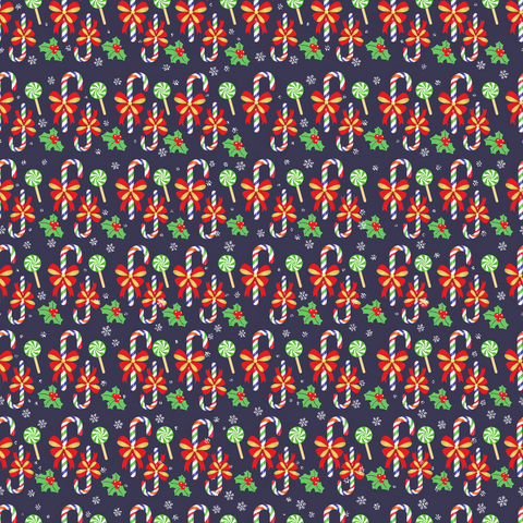 Christmas Candy Canes  Adhesive Vinyl Pattern 5