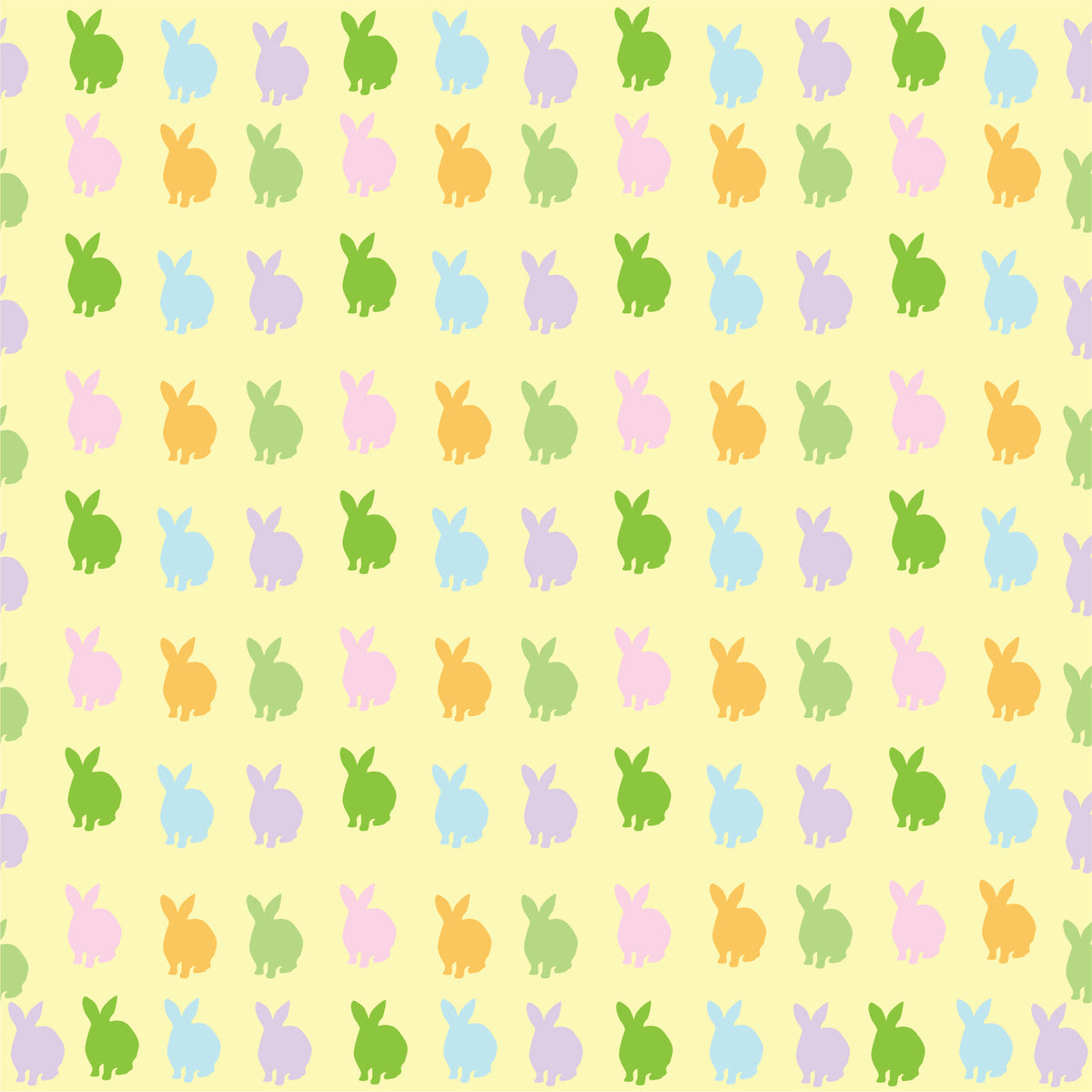 Craft HTV Easter Colorful Rabbits