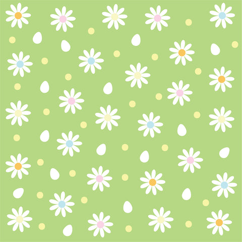 Easter Flowers Adhesive Vinyl