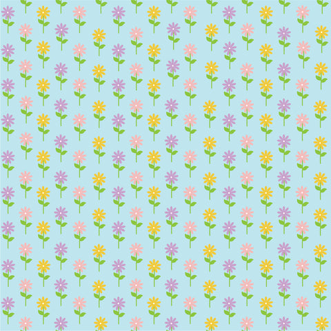 Easter Flowers Adhesive Vinyl #2
