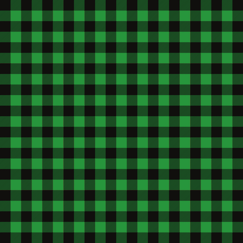 Craft HTV  Plaid Green Pattern