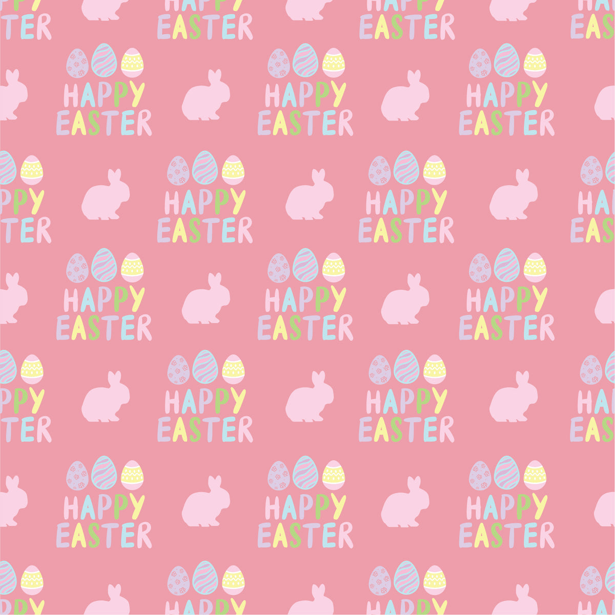Happy Easter Adhesive Vinyl