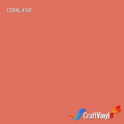 Oracal 651 Gloss Coral Vinyl #0341