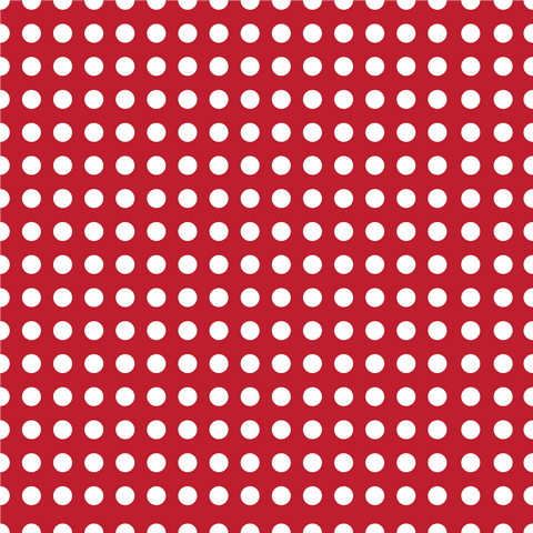 Craft HTV Red and White Polka Dots Pattern