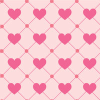 Valentines Geometric Hearts Adhesive Vinyl #1