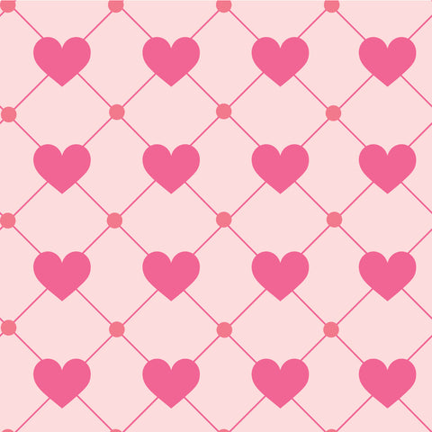 Valentines Geometric Hearts Adhesive Vinyl #1