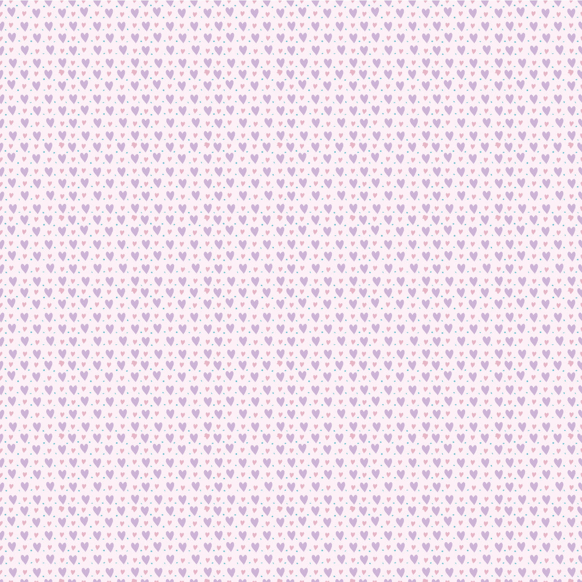 Valentines Hearts Purple Adhesive Vinyl #4