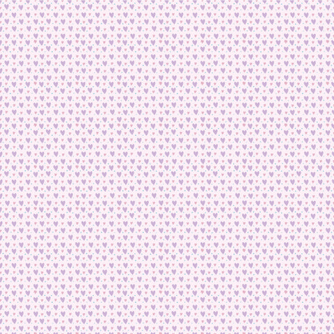 Valentines Hearts Purple Adhesive Vinyl #4