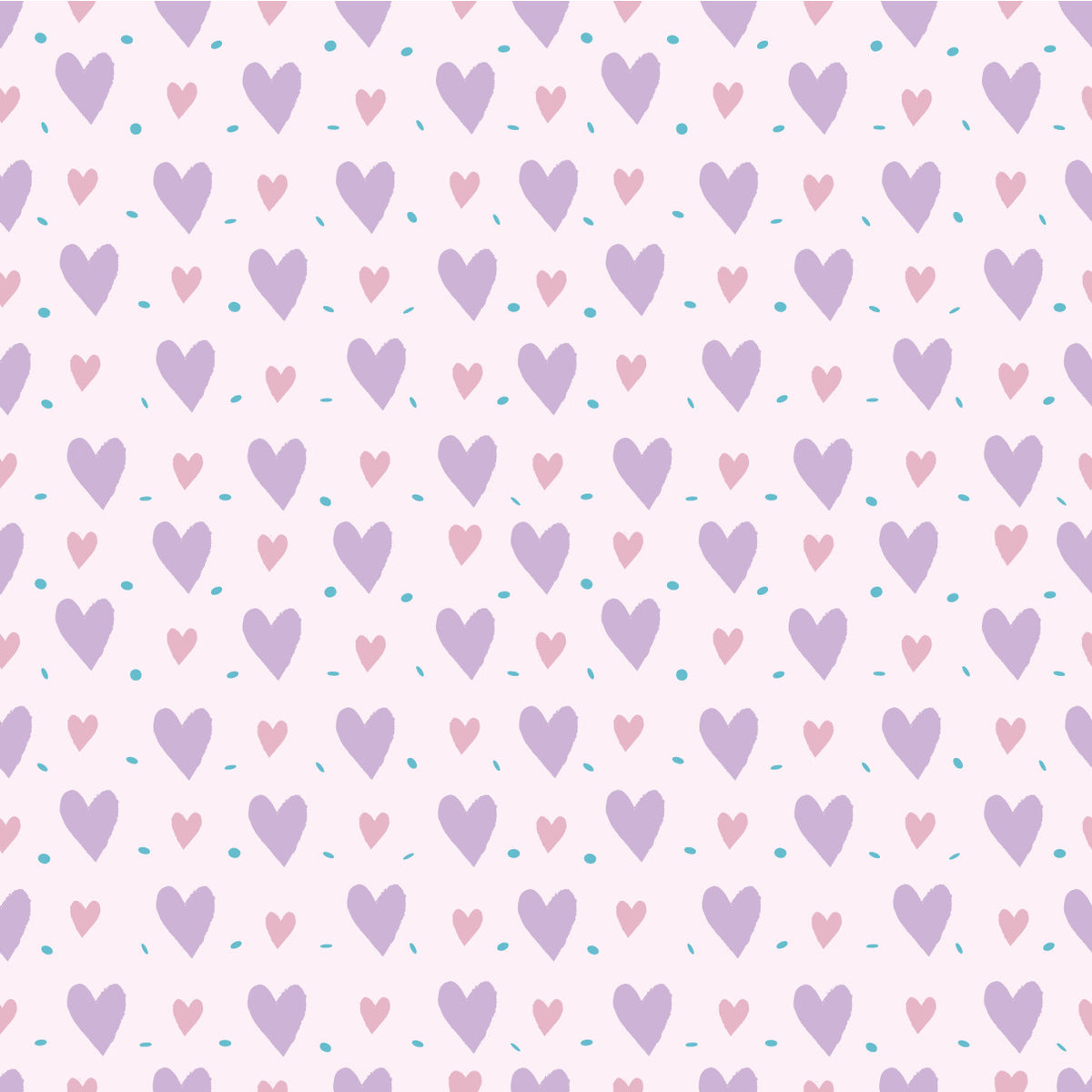 Valentines Hearts Purple HTV#2