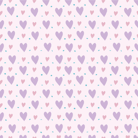 Valentines Hearts Purple HTV#2