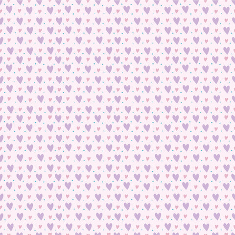 Valentines Hearts Purple Adhesive Vinyl #3