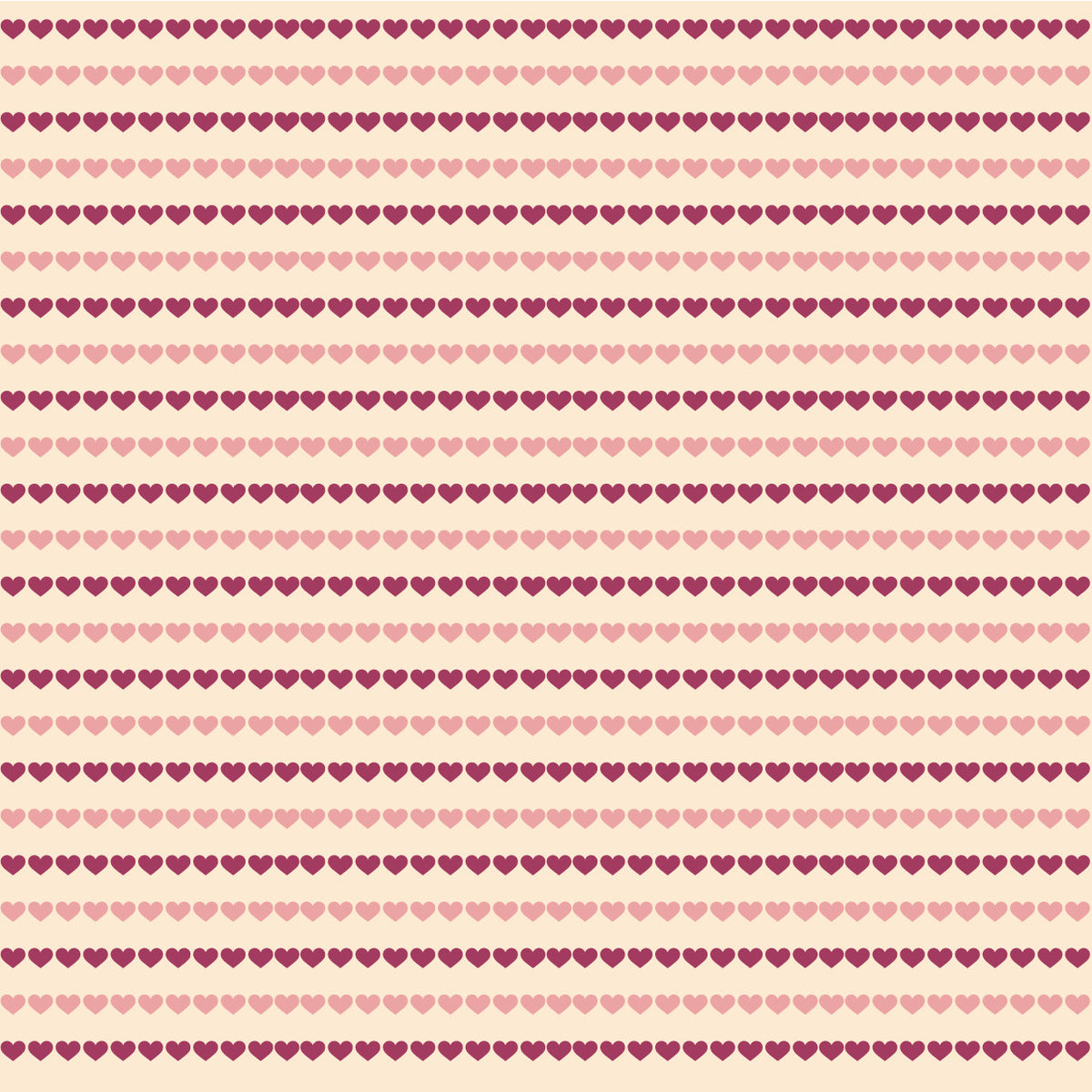 Valentines Hearts Stripes HTV