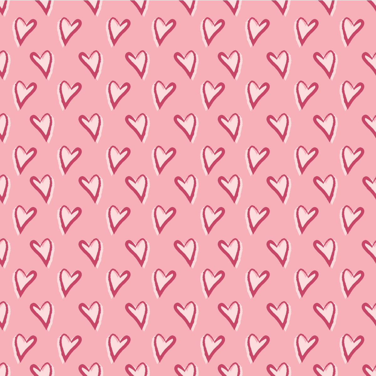 Valentines Hearts Border Adhesive Vinyl #2