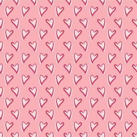 Valentines Hearts Border Adhesive Vinyl #2