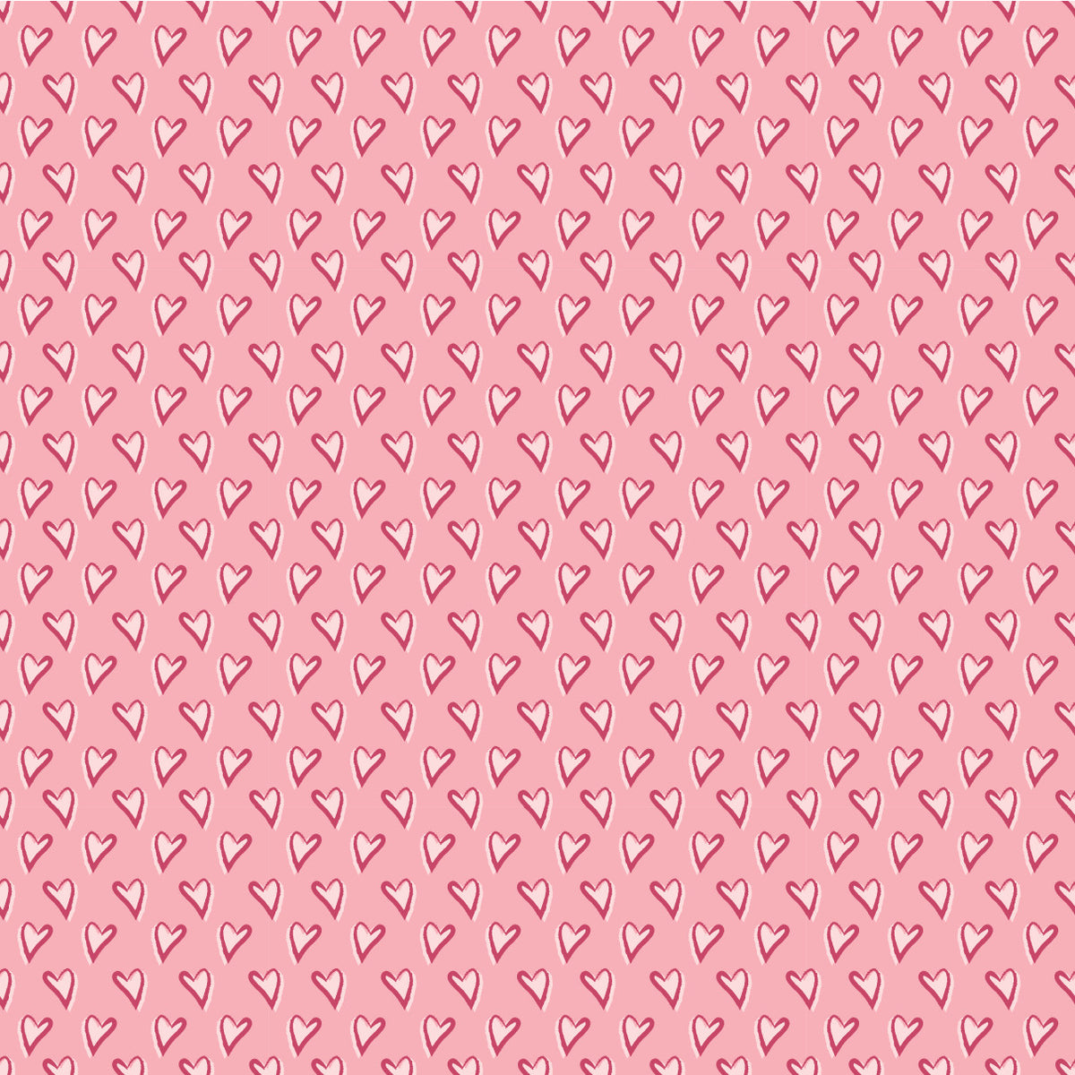 Valentines Hearts Border Adhesive Vinyl #3