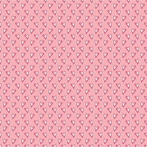 Valentines Hearts Border Adhesive Vinyl #3