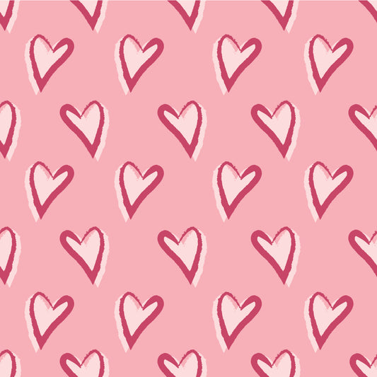 Craft HTV Valentines Hearts Border #1