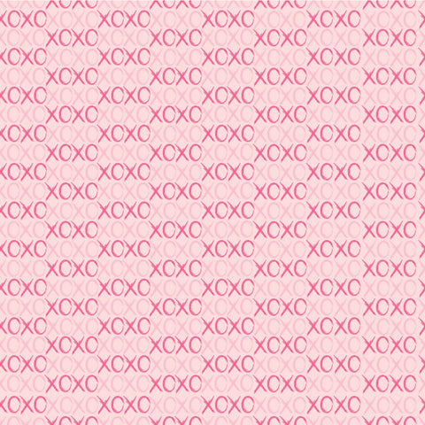 Valentines XOXO Pink Adhesive Vinyl