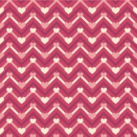 Valentines Zigzag Hearts Adhesive Vinyl