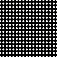 Craft HTV White Polka Dots Black Background Pattern